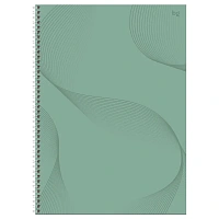 Тетрадь 160л., А4 клетка на гребне BG "Мятное настроение", soft-touch ламинация, выб. лак, твердая обложка