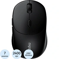 Мышь беспроводная Rapoo M330 чёрная (M330-BL)