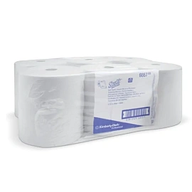 Полотенца бумажные в рулонах KIMBERLY-CLARK 1-слойные 6 рулонов по 304 метра (артикул производителя 6667)