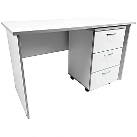 Стол медицинский STR Medical MD CM 10.02 с тумбой (белый, 1300х600х750 мм)
