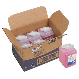 Картридж с жидким мылом для рук Kimberly-Clark Scott Everyday Use 6340 1000 мл (6 штук в упаковке)