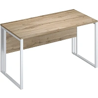 Стол прямой Комус Мебель K-Loft 241S015 (дуб натуральный/белый, 1380х670х752 мм)