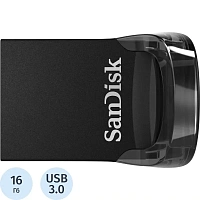 Флешка USB 3.0 16 ГБ SanDisk Ultra Fit (SDCZ430-016G-G46)