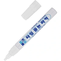 Маркер промышленный MunHwa Grout Marker на водной основе для межплиточных швов белый 2 мм