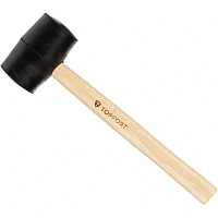 Киянка резиновая TOPFORT чёрная 450 г (1704747)
