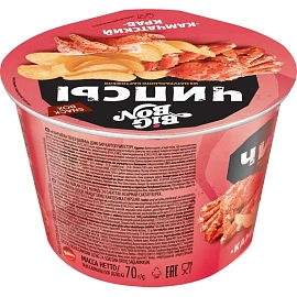 Чипсы Bigbon со вкусом камчатского краба 70 г