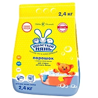 Порошок стиральный универсальный Ушастый Нянь детский 2.4 кг