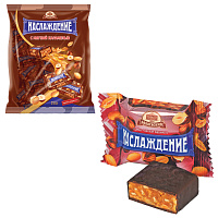 Конфеты шоколадные БАБАЕВСКИЙ "Наслаждение", мягкая карамель с орехами, 250 г, пакет, ББ10589 фото Конфеты шоколадные БАБАЕВСКИЙ "Наслаждение", мягкая карамель с орехами, 250 г, пакет, ББ10589