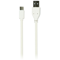 Кабель Smartbuy iK-3112, USB - Type-C, 2A output, 1м, белый фото Кабель Smartbuy iK-3112, USB - Type-C, 2A output, 1м, белый