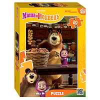 Пазл 60 эл. Step Puzzle "Маша и Медведь. Лесные истории фото Пазл 60 эл. Step Puzzle "Маша и Медведь. Лесные истории
