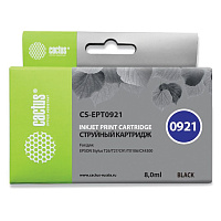 Картридж струйный CACTUS (CS-EPT0921) для EPSON Stylus C91/CX4300/T26/T27/TX106, черный фото Картридж струйный CACTUS (CS-EPT0921) для EPSON Stylus C91/CX4300/T26/T27/TX106, черный