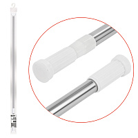 Карниз штанга для ванной телескопический 140-260 см, нержавеющая сталь, PRIMILA (ПРИМИЛА), 700109