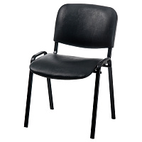 Стул офисный Easy Chair Изо V-14/PV-1 черный (искусственная кожа, металл черный)