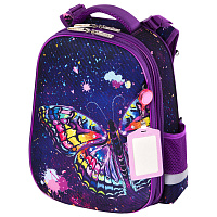 Ранец ЮНЛАНДИЯ EXTRA, с дополнительным объемом, "Colorful butterfly", 38х29х18 см, 270674 фото Ранец ЮНЛАНДИЯ EXTRA, с дополнительным объемом, "Colorful butterfly", 38х29х18 см, 270674