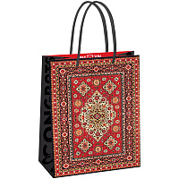 Пакет подарочный 18*23*10см MESHU "Carpet", матовая ламинация фото Пакет подарочный 18*23*10см MESHU "Carpet", матовая ламинация