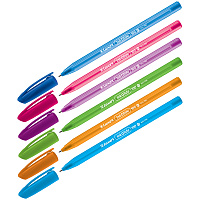 Ручка шариковая Luxor "InkGlide 100 Icy" синяя, 0,7мм, трехгран., корпус ассорти фото Ручка шариковая Luxor "InkGlide 100 Icy" синяя, 0,7мм, трехгран., корпус ассорти