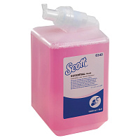 Картридж с пенным мылом одноразовый KIMBERLY-CLARK Scott "Essential", 1 л, розовый, артикул 6340 фото Картридж с пенным мылом одноразовый KIMBERLY-CLARK Scott "Essential", 1 л, розовый, артикул 6340