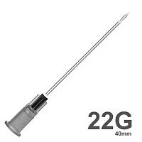 Иглы инъекционные одноразовые SFM 0,70 х 40 - 22G, КОМПЛЕКТ 100 шт.