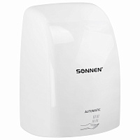 Сушилка ВЫСОКОСКОРОСТНАЯ для рук SONNEN HD-FL-2009, 1200 Вт, пластиковый корпус, белая, 607959 фото Сушилка ВЫСОКОСКОРОСТНАЯ для рук SONNEN HD-FL-2009, 1200 Вт, пластиковый корпус, белая, 607959