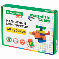 Магнитный конструктор MAGNETIC CUBES "КУБИЧЕСКИЙ", 48 магнитных кубиков, BRAUBERG KIDS, 665723 фото Магнитный конструктор MAGNETIC CUBES "КУБИЧЕСКИЙ", 48 магнитных кубиков, BRAUBERG KIDS, 665723