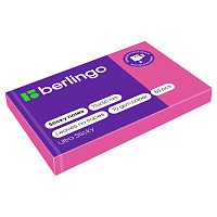 Самоклеящийся блок Berlingo "Ultra Sticky", 50*75мм, 80л., розовый неон фото Самоклеящийся блок Berlingo "Ultra Sticky", 50*75мм, 80л., розовый неон