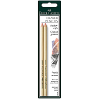 Набор ластиков-карандашей Faber-Castell "Perfection", 2шт., блистер фото Набор ластиков-карандашей Faber-Castell "Perfection", 2шт., блистер