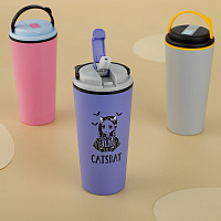 Термостакан MESHU "CatsDay", 350мл фото Термостакан MESHU "CatsDay", 350мл