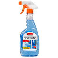Средство для мытья стекол и зеркал OfficeClean "Блеск", с изопропиловым спиртом , 500мл, с курком фото Средство для мытья стекол и зеркал OfficeClean "Блеск", с изопропиловым спиртом , 500мл, с курком