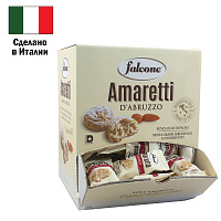 Печенье в индивидуальной упаковке миндальное FALCONE "Amaretti", 100 штук по 10 г, 1 кг, ИТАЛИЯ, MC-00014395 фото Печенье в индивидуальной упаковке миндальное FALCONE "Amaretti", 100 штук по 10 г, 1 кг, ИТАЛИЯ, MC-00014395