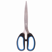 Ножницы BRAUBERG "Classic+", 205 мм, черно-синие, классической формы, резиновые вставки, 236449 фото Ножницы BRAUBERG "Classic+", 205 мм, черно-синие, классической формы, резиновые вставки, 236449