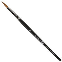 Кисть художественная проф. BRAUBERG ART CLASSIC, колонок, круглая, № 5, короткая ручка, 200934 фото Кисть художественная проф. BRAUBERG ART CLASSIC, колонок, круглая, № 5, короткая ручка, 200934