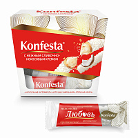 Конфеты Konfesta с кокосом 130 г фото Конфеты Konfesta с кокосом 130 г