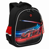 Ранец GRIZZLY анатомическая спинка, с бейджем, для мальчиков, RACER, 36х28х20 см, RAz-487-12/1 фото Ранец GRIZZLY анатомическая спинка, с бейджем, для мальчиков, RACER, 36х28х20 см, RAz-487-12/1