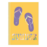 Записная книжка А5 80л. BG "Summer", матовая ламинация, тиснение голографической фольгой, блок в точку фото Записная книжка А5 80л. BG "Summer", матовая ламинация, тиснение голографической фольгой, блок в точку