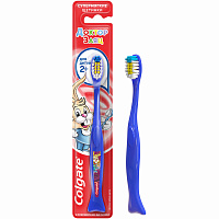Зубная щетка детская (2+лет) COLGATE, супер мягкая, 4606144002618 фото Зубная щетка детская (2+лет) COLGATE, супер мягкая, 4606144002618