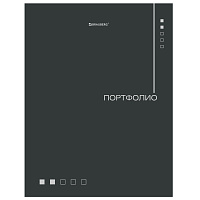 Папка-портфолио универсальная, 4 кольца, 20 файлов 10 вкладышей, 7БЦ матовая, BRAUBERG, 117553 фото Папка-портфолио универсальная, 4 кольца, 20 файлов 10 вкладышей, 7БЦ матовая, BRAUBERG, 117553