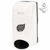 Дозатор для жидкого мыла LAIMA PROFESSIONAL ECO, НАЛИВНОЙ, 1 л, белый, ABS-пластик, 606551 фото Дозатор для жидкого мыла LAIMA PROFESSIONAL ECO, НАЛИВНОЙ, 1 л, белый, ABS-пластик, 606551