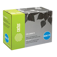 Картридж лазерный CACTUS (CS-C8061X) для HP LaserJet 4100/4100N/4100DTN/4100mfp, ресурс 10000 стр. фото Картридж лазерный CACTUS (CS-C8061X) для HP LaserJet 4100/4100N/4100DTN/4100mfp, ресурс 10000 стр.