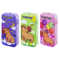 Корректирующая лента FUNSTER "КАПИБАРЫ", 5 мм х 5 м, корпус ассорти, блистер, 273020 фото Корректирующая лента FUNSTER "КАПИБАРЫ", 5 мм х 5 м, корпус ассорти, блистер, 273020