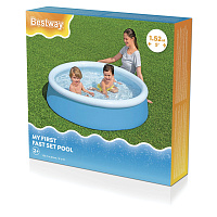 Надувной бассейн детский "My First Pool" 152х38 см, 477 л, от 2 лет, BESTWAY,57241 фото Надувной бассейн детский "My First Pool" 152х38 см, 477 л, от 2 лет, BESTWAY,57241