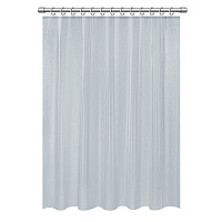 Шторка для ванной EVA, 180х180 см, кольца в комплекте, СЕРАЯ ГОЛОГРАФИЯ, PRIMILA (ПРИМИЛА), 700104