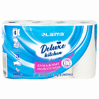 Полотенца бумажные 3-х слойные, 4 рулона по 11 м (отрыв 1/2 листа), LAIMA Deluxe, 100% целлюлоза, 115400 фото Полотенца бумажные 3-х слойные, 4 рулона по 11 м (отрыв 1/2 листа), LAIMA Deluxe, 100% целлюлоза, 115400