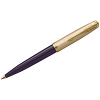 Ручка шариковая Parker "51 Plum GT", черная, 1,0мм, подарочная упаковка фото Ручка шариковая Parker "51 Plum GT", черная, 1,0мм, подарочная упаковка