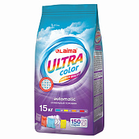 Стиральный порошок автомат 15 кг, LAIMA ULTRA Color, УЛУЧШЕННАЯ ФОРМУЛА,150 стирок, универсальный, 608539 фото Стиральный порошок автомат 15 кг, LAIMA ULTRA Color, УЛУЧШЕННАЯ ФОРМУЛА,150 стирок, универсальный, 608539