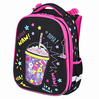 Ранец BRAUBERG PREMIUM, 2 отделения, с брелком, "Pop style", 38х29х16 см, 271354