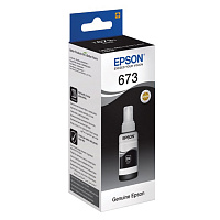 Чернила Epson T6731 C13T67314A/C13T673198 черные оригинальные