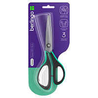 Ножницы Berlingo "Easycut 350", 18см, бирюзовые, эргономичные ручки, мягкие вставки, европодвес фото Ножницы Berlingo "Easycut 350", 18см, бирюзовые, эргономичные ручки, мягкие вставки, европодвес