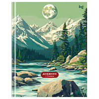 Дневник 1-11 кл. 40л. (твердый) BG "Горный пейзаж", матовая ламинация фото Дневник 1-11 кл. 40л. (твердый) BG "Горный пейзаж", матовая ламинация
