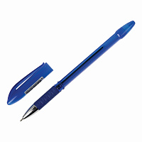 Ручка шариковая масляная с грипом STAFF "Manager OBP-10", СИНЯЯ, узел 0,7 мм, линия письма 0,35 мм, 143743 фото Ручка шариковая масляная с грипом STAFF "Manager OBP-10", СИНЯЯ, узел 0,7 мм, линия письма 0,35 мм, 143743
