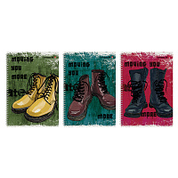 Тетрадь А4 80 л. АЛЬТ гребень, клетка, глянцевая ламинация, "BOOTS" (3 вида), 7-80-1120 фото Тетрадь А4 80 л. АЛЬТ гребень, клетка, глянцевая ламинация, "BOOTS" (3 вида), 7-80-1120